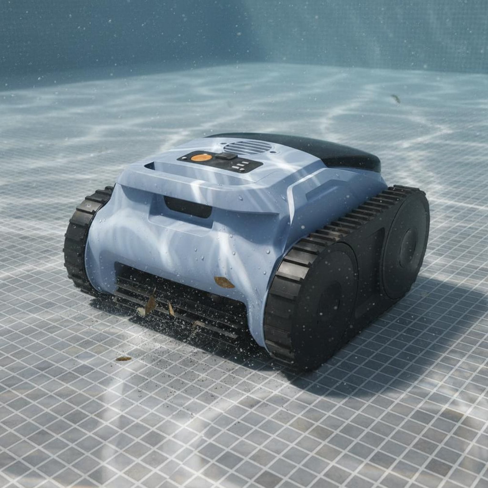 Robotic Pool Cleaner Extended Runtime Automatic Pool Cleaning Robot