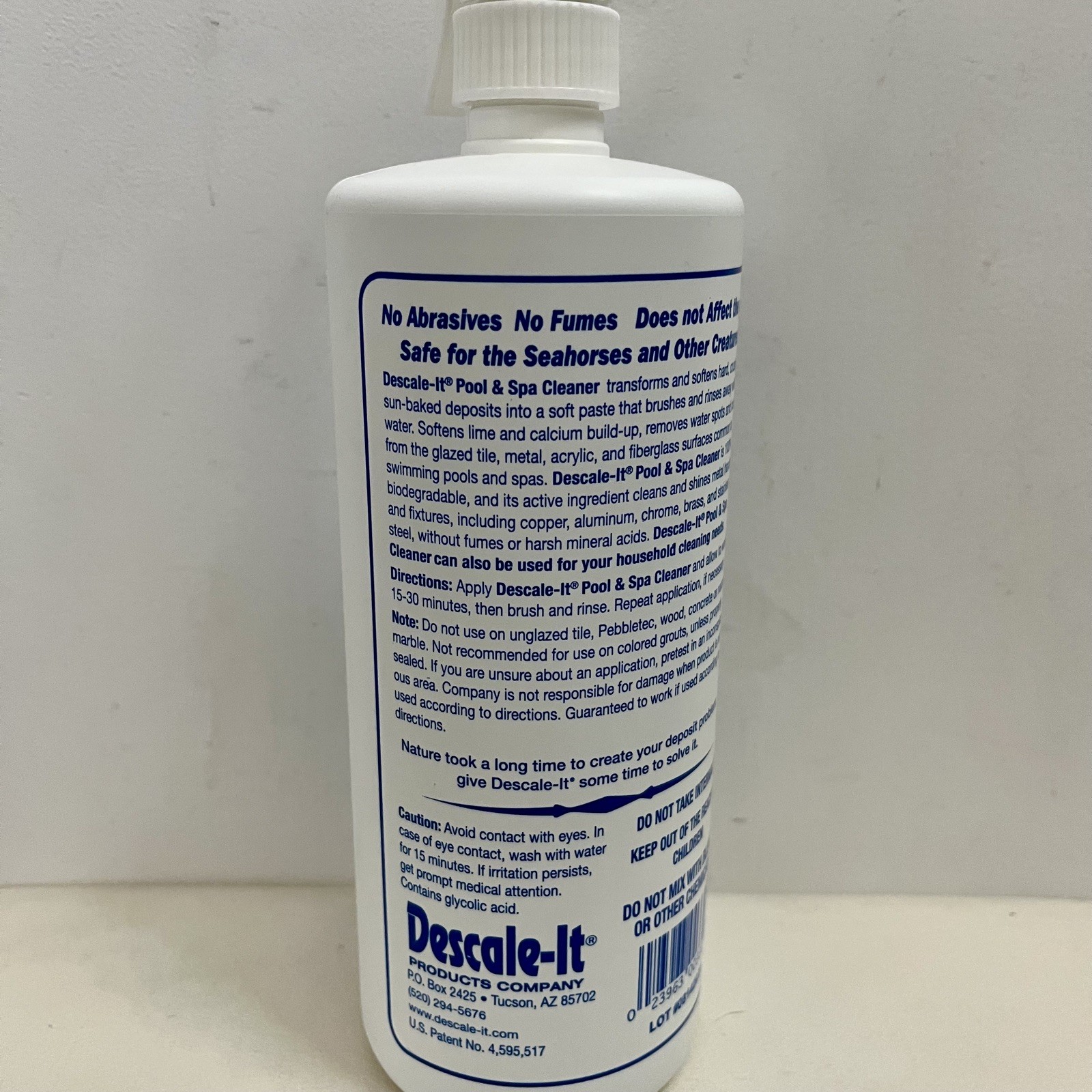 Descale-It Products Descale-It Pool and Spa Cleaner 32oz Leslie&rsquo;s Biodegradable