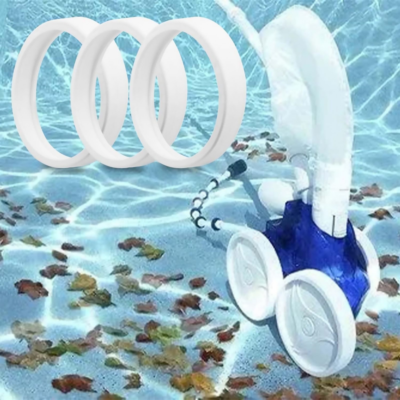 3PCS Pool Cleaner All Purpose Tire Replacement Part For Polaris 180 280 360 380