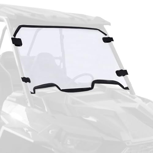 Front Full Windshield Compatible with 2019-2023 Polaris RZR XP 1000 XP4 1000 2