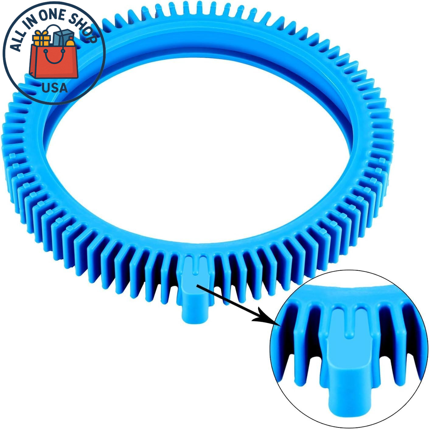 Blue Front Tire Kit for Hayward Pool Cleaners and Phoenix Models 2-Pack