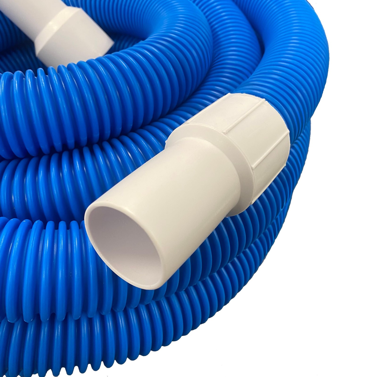 Poolzilla 1.5&Prime;x30&prime; Spiral Wound EVA Pool Vacuum Hose w/ Swivel Cuff