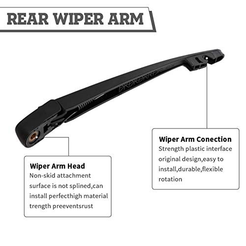 Rear Wiper Arm & Blade Kit,Exact-Fit Replacement for Acura RDX 2007-2012,TSX