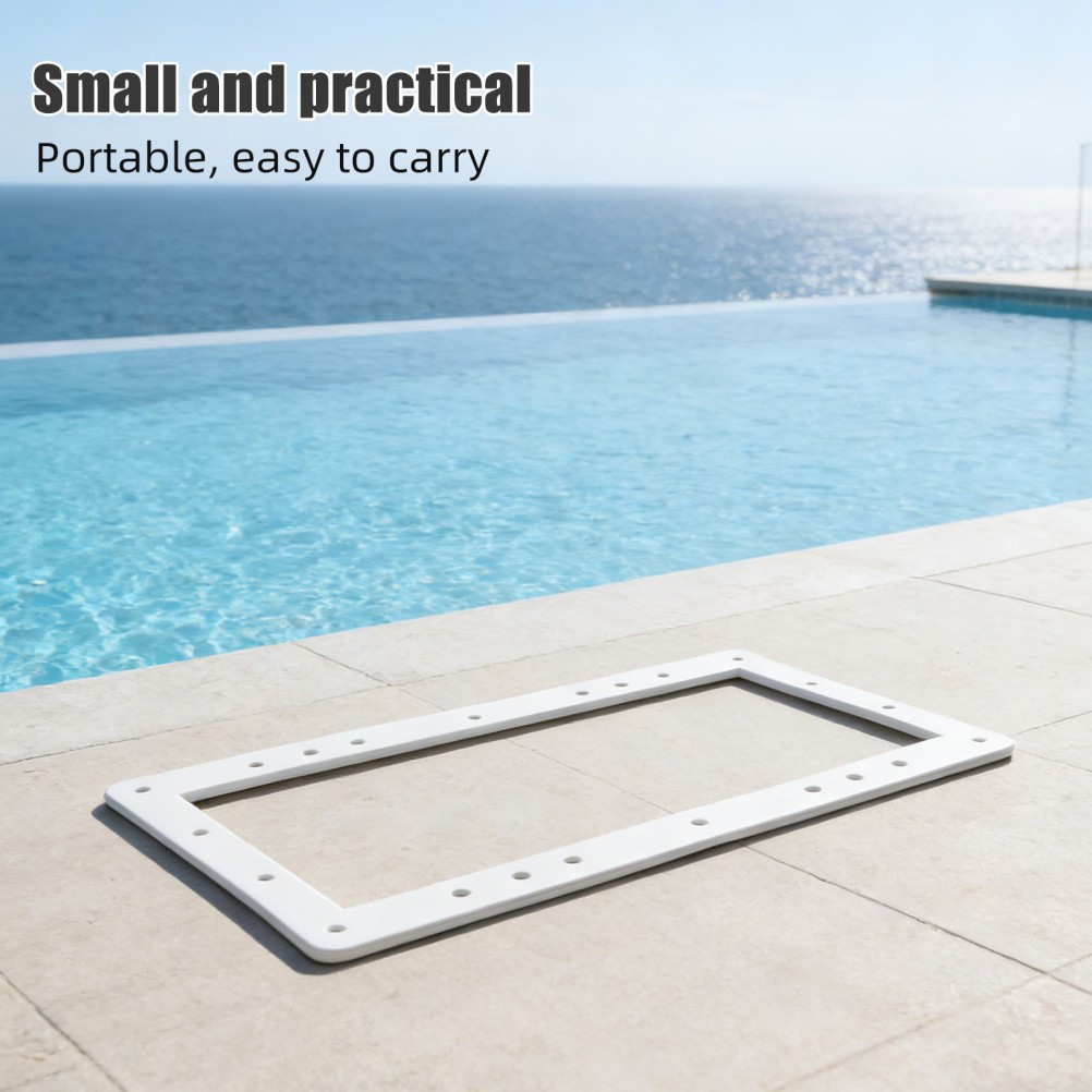 Swimming Pool Skimmer Rubber Pad Ground Gasket Wide Mouth Parts above