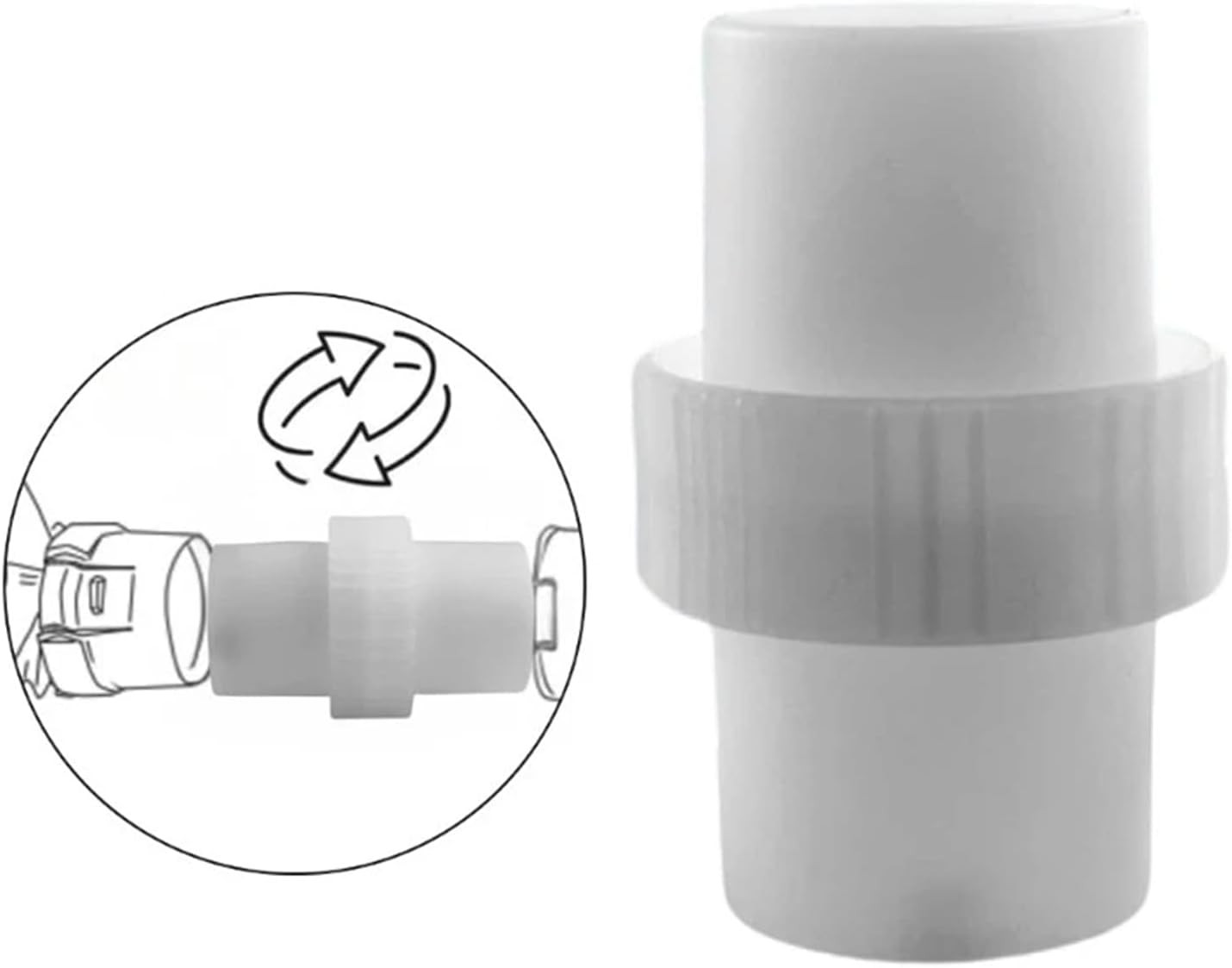 2 pcs 1.5&Prime; Pool Cleaner Hose Connector Adapter Replacement Compatible with Ha…
