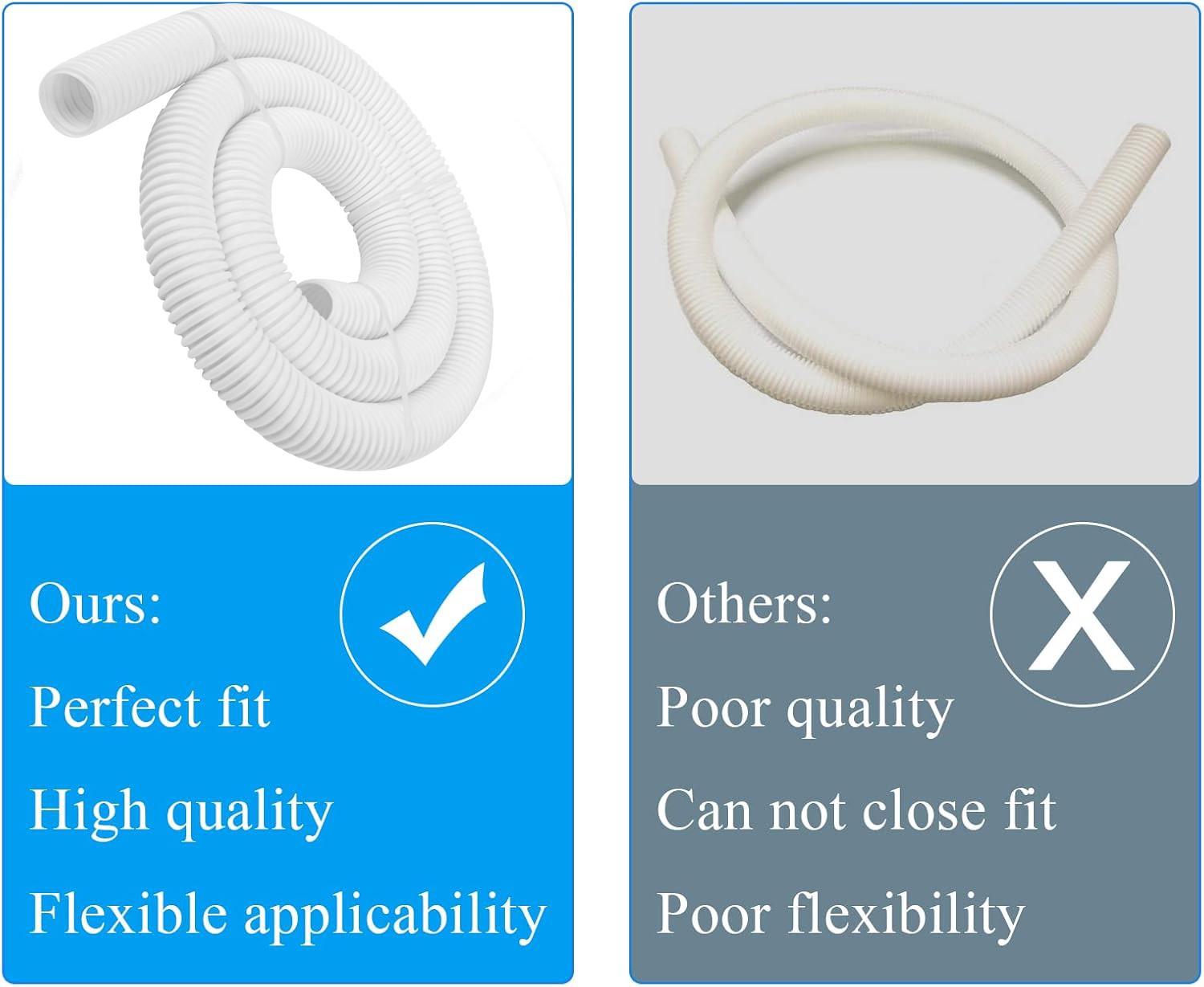 2x For Polaris-360 Water Supply Hose 6 Inch Pool Cleaner Part 9-100-3102