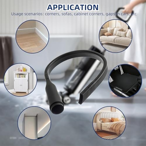 25&Prime; Flexible Vacuum Crevice Attachment Tool for Vacuum Hoses All 1-1/4&Prime; or 1