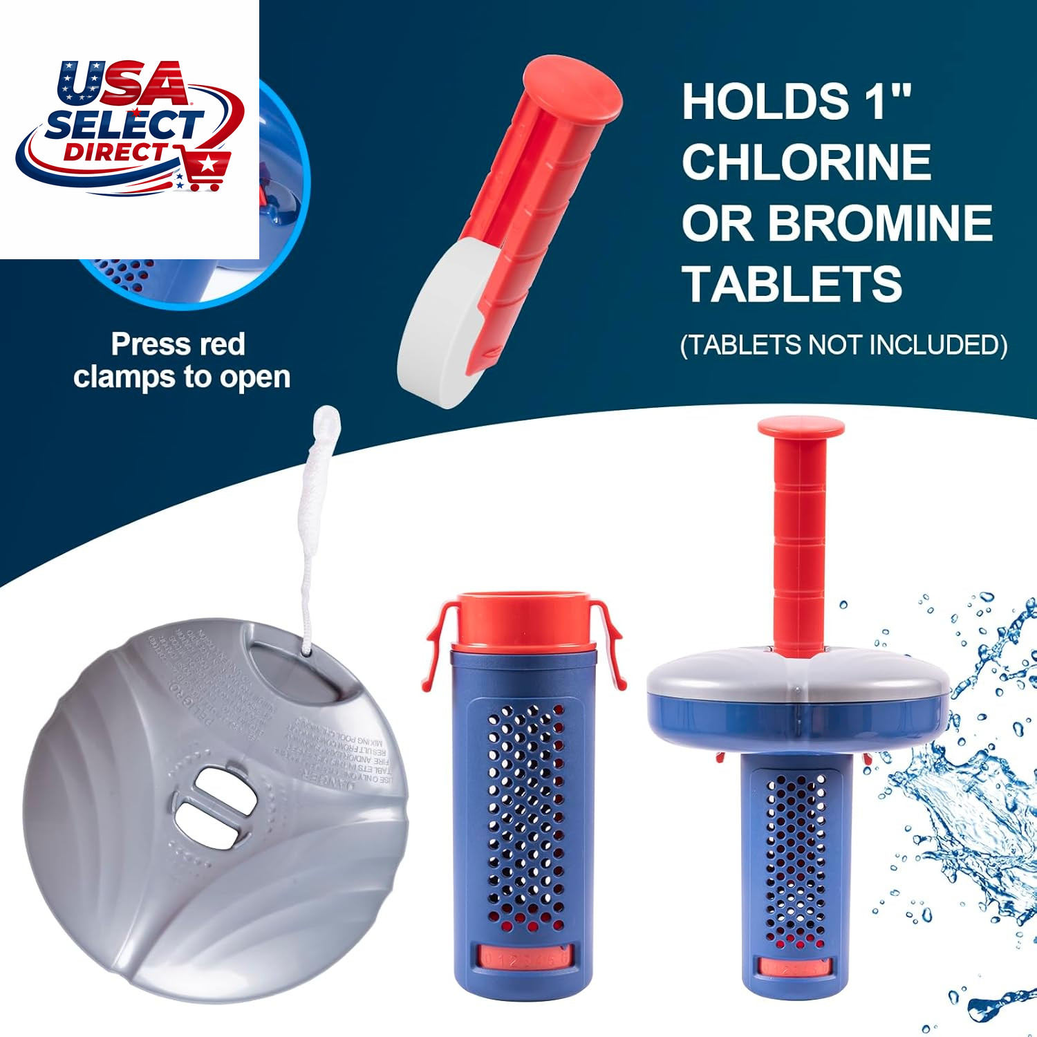 Pool Cleaning Kit with Brush, Skimmer Net, Pole, Floater & Test Strips