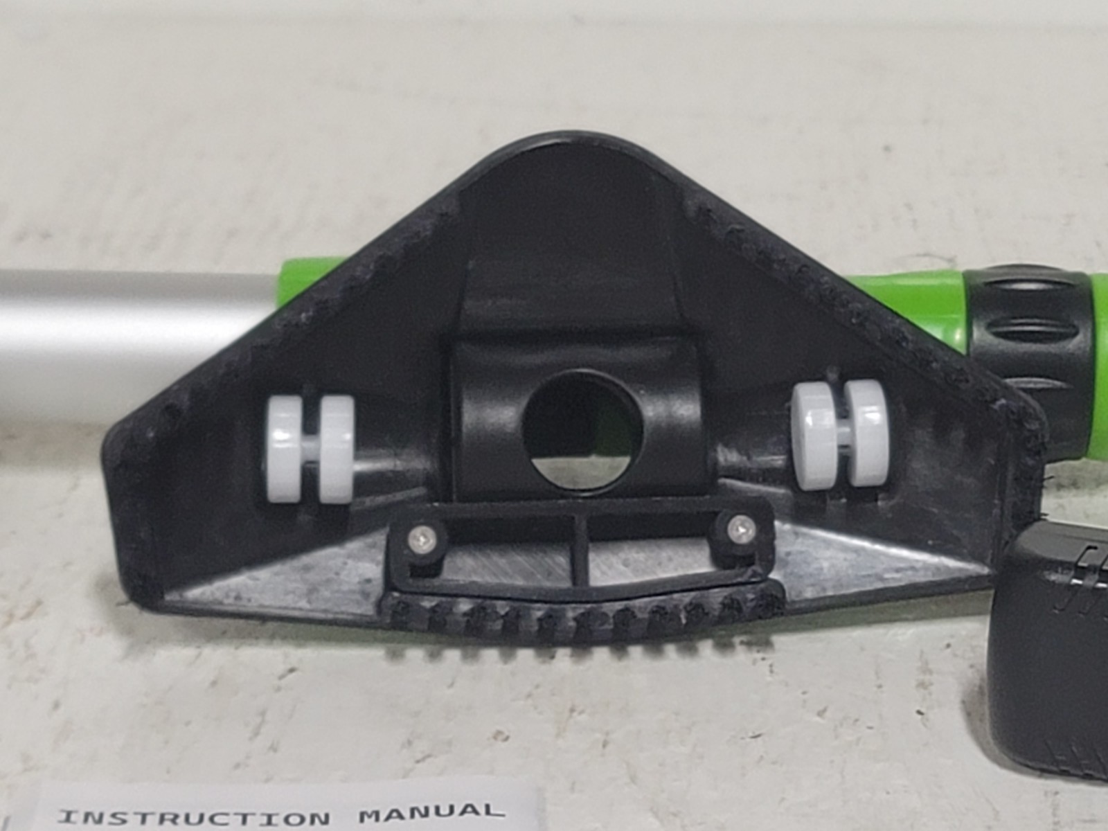 Poolergetic Pool Vacuum Cleaner Green/Black Brush Nozzle & Power Cord OPEN BOX