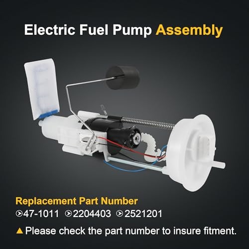 2521201 Fuel Pump Assembly 47-1011 Compatible with Polaris RZR 4 800/800 EPS