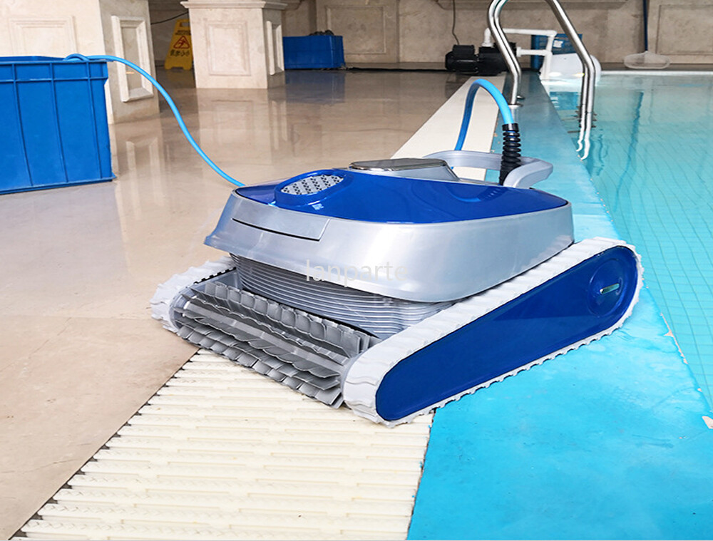 Automatic Swimming Pool Cleaner Robot Remote Underwater Cleaner Wall Climbing BT