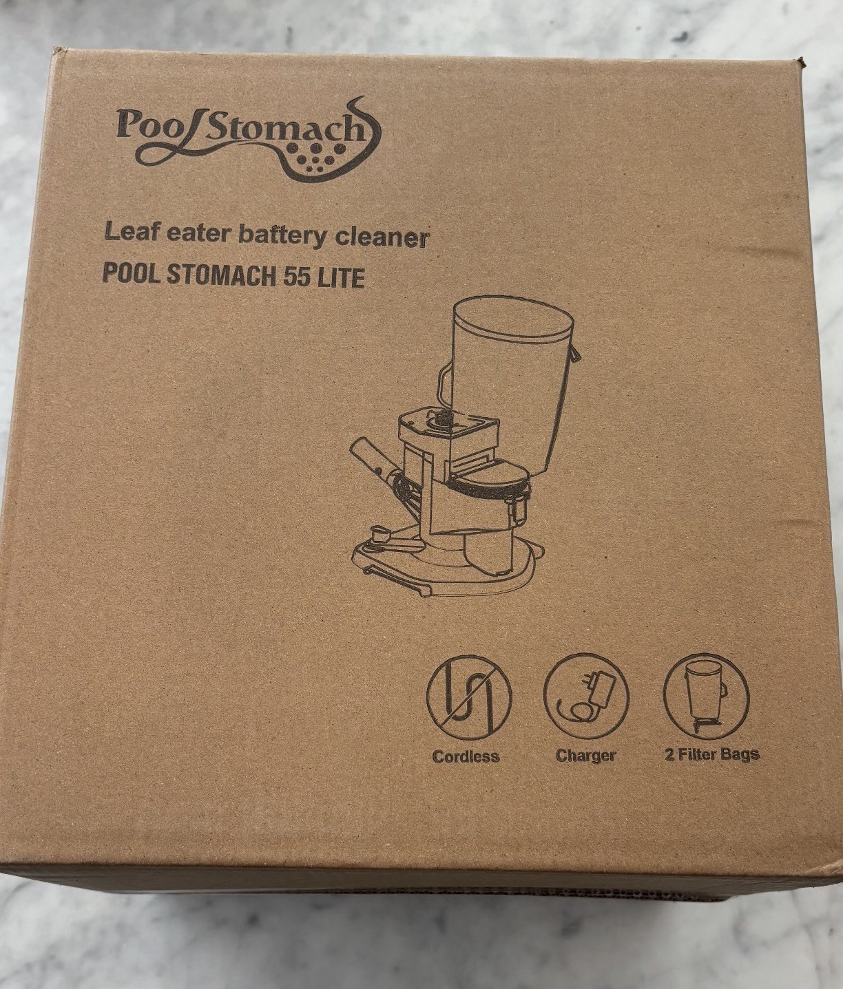 Cordless Pool Vacuum Handheld Rechargeable Pool Cleaner 11.1V 60 Minute Runtime