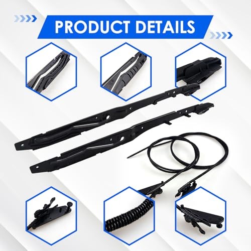 New Upgraded FL3Z16502C22 Sunroof Glass Cables & Track Assembly Repiar Kit