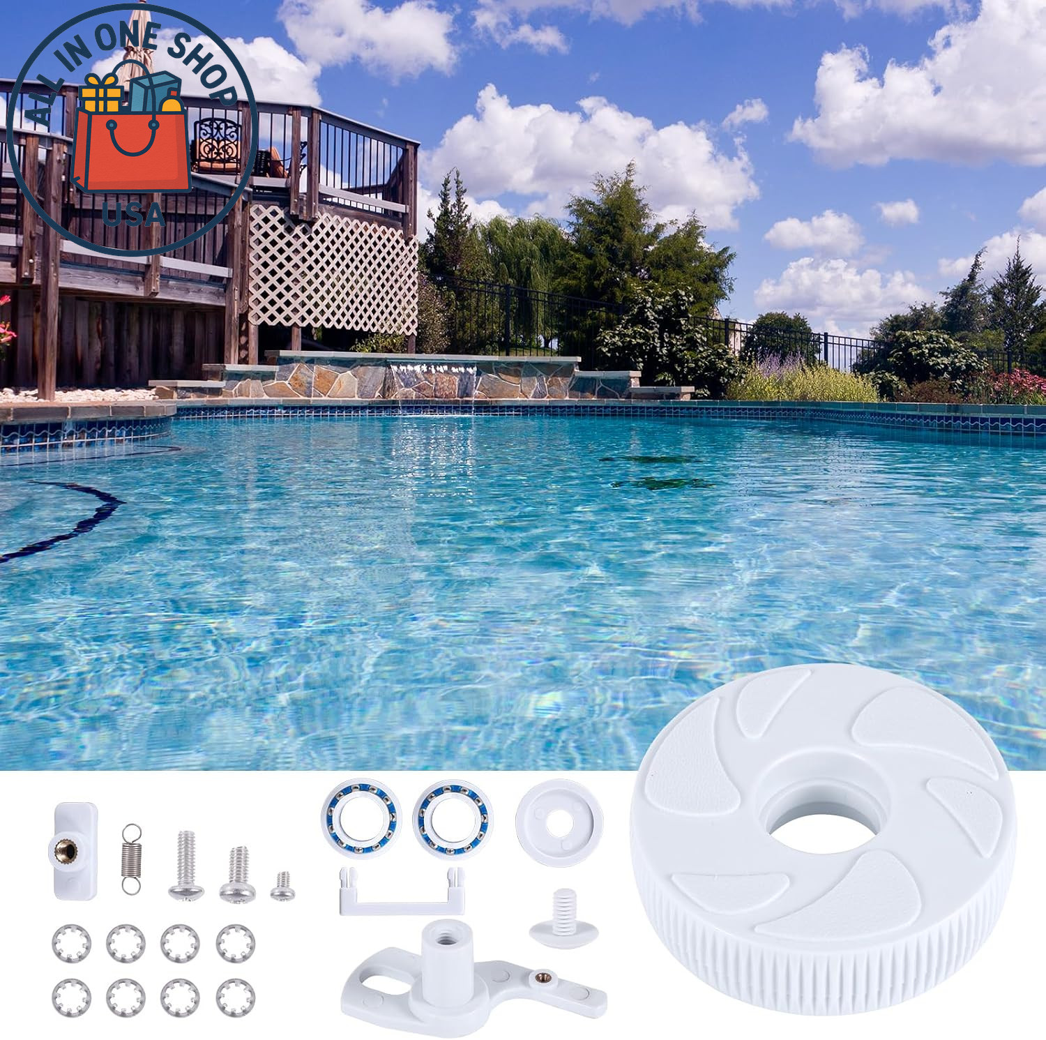 Replacement Idler Wheel Kit for Polaris 280 180 Pool Cleaners