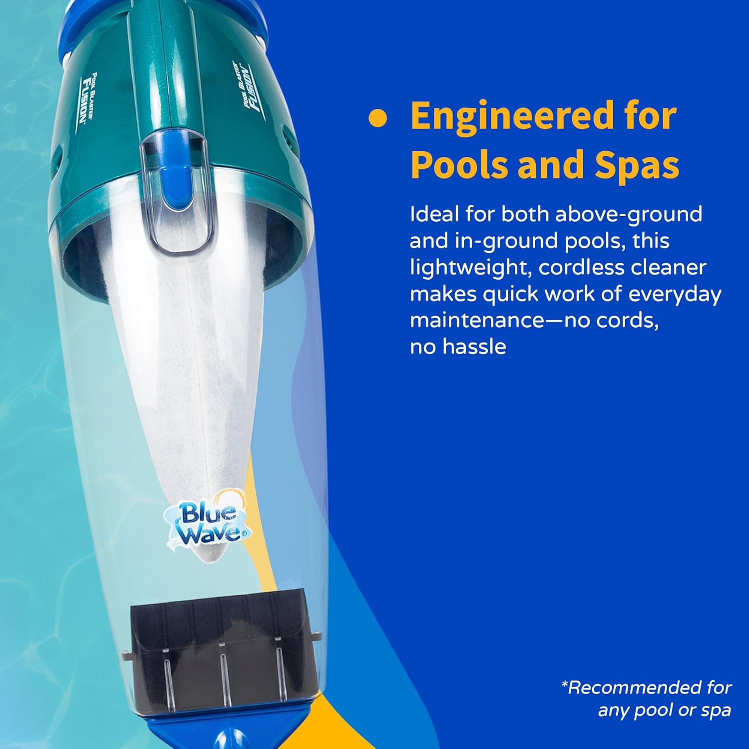Pool Blaster Fusion PV-10 Hand-Held Lithium Cleaner, Blue Replacement Part