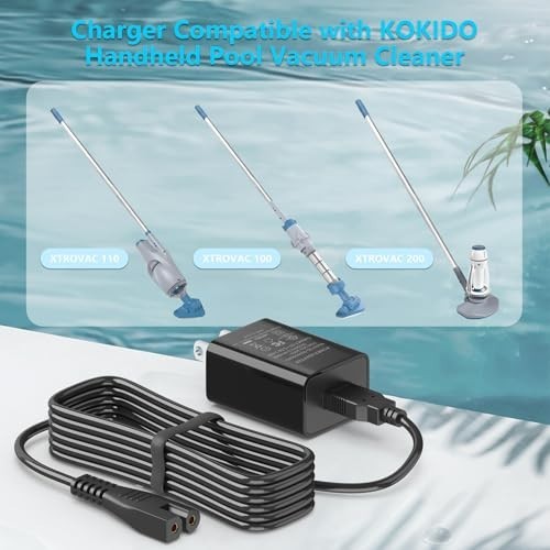 5V Pool Vacuum Charger Compatible with Xtrovac 100 110 200 & Telsa 5 – Power Ada