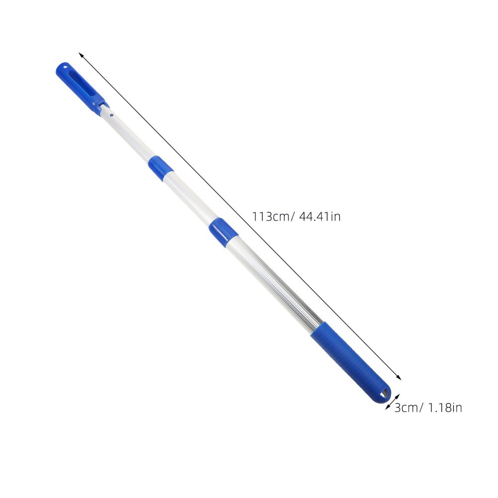 Aluminum Pool Cleaning Pole Telescopic Extendable Rod For Swimming Pool