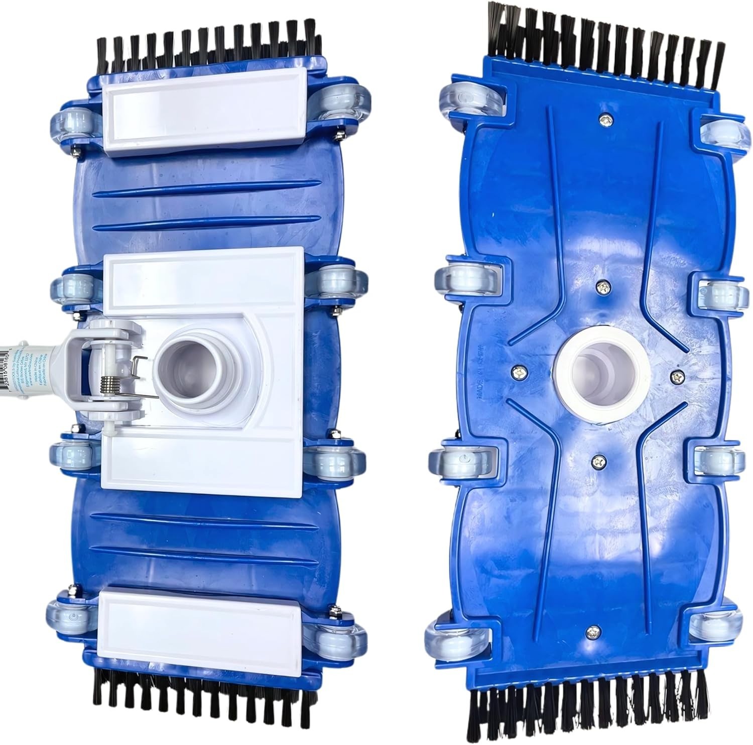 15&Prime; Hydrotools Manual Pool Vacuum Head with Swivel & Wheels for Easy Movement