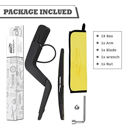Rear Wiper Arm & Blade Kit,Exact Replacement for GMC Acadia 2007-2012