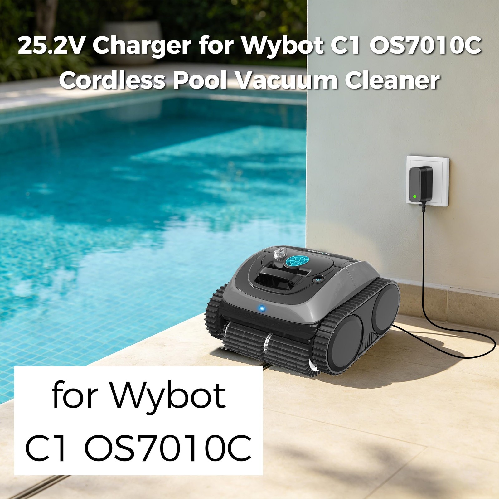 Charger for Wybot C1 OS7010C Cordless Robotic Pool Cleaner Replacement Parts …