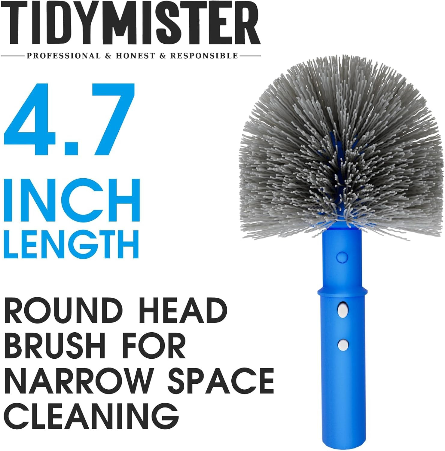 Small Pool Brush Head for Cleaning Narrow Corners Steps, Stiff Wavy Bristles Rou