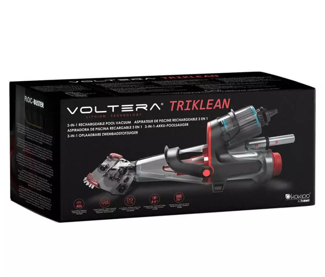 Kokido Voltera 60 Triklean 3-In-1 Rechargeable Handheld Pool and Spa Cordless…