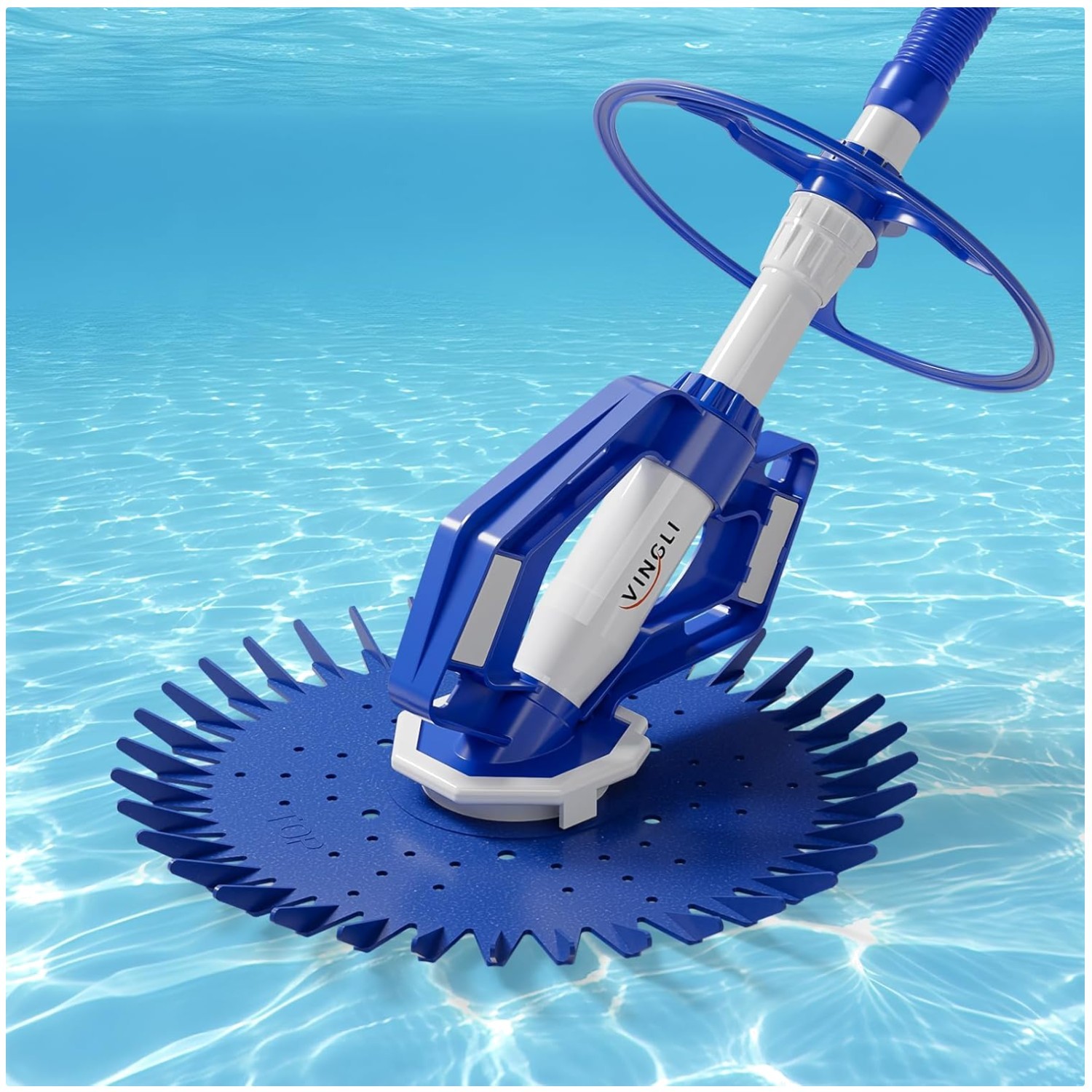 Quiet Automatic Pool Sweeper with Adjustable Suction