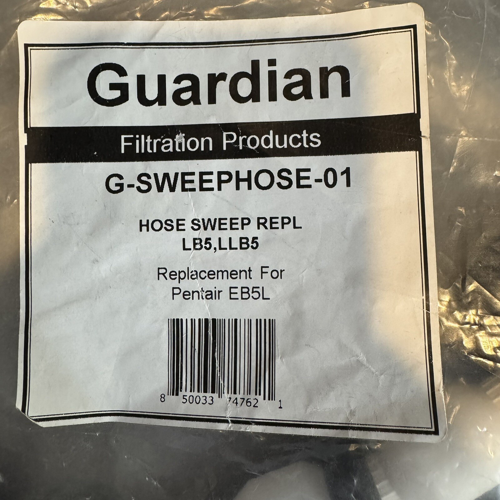 Guardian Pool Sweep Hose G-SWEEPHOSE-01 Replacement for Pentair EB5L