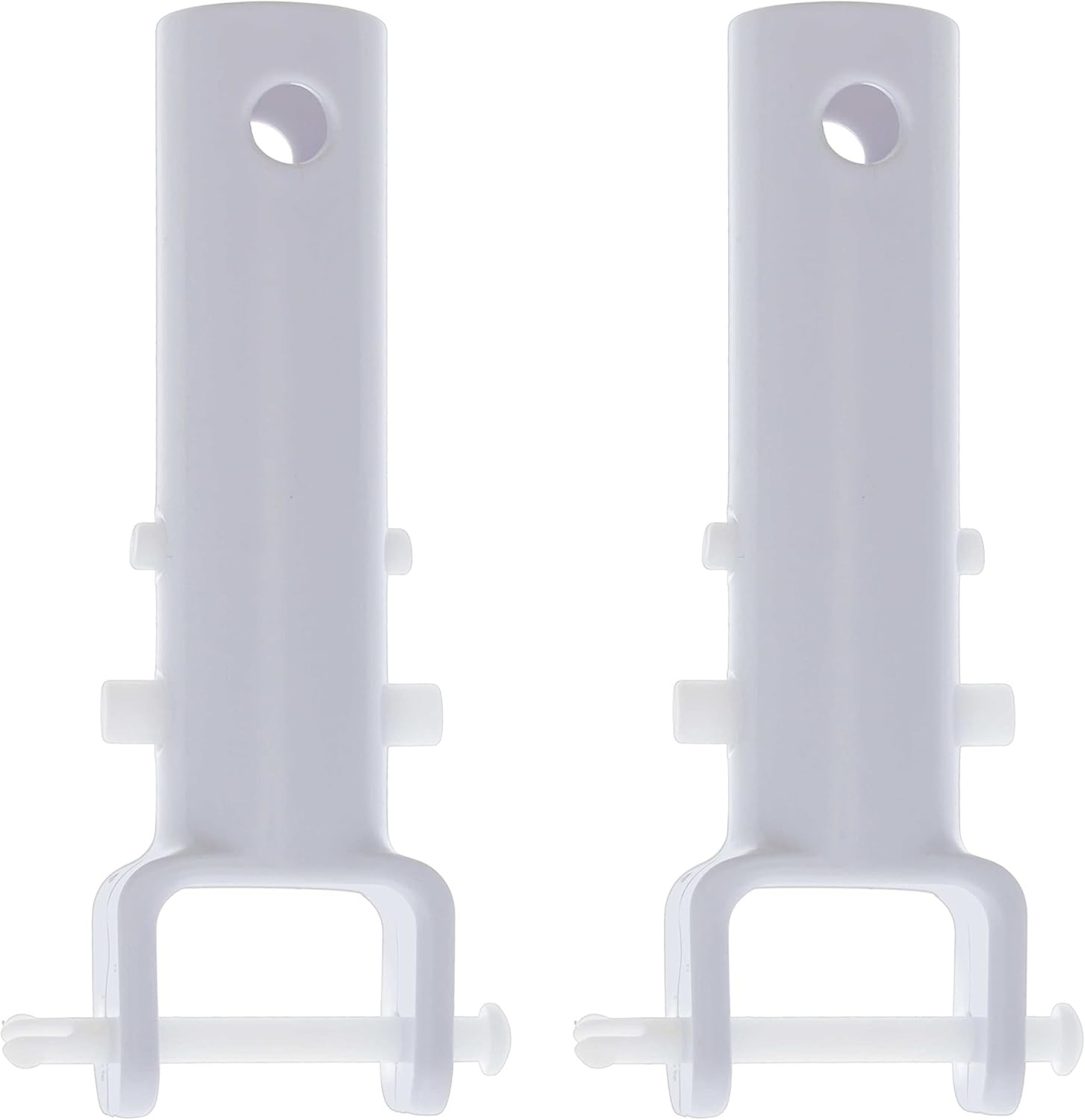 2 Premium Pool Vacuum Head Replacement Handles – Sturdy Plastic Handles with But