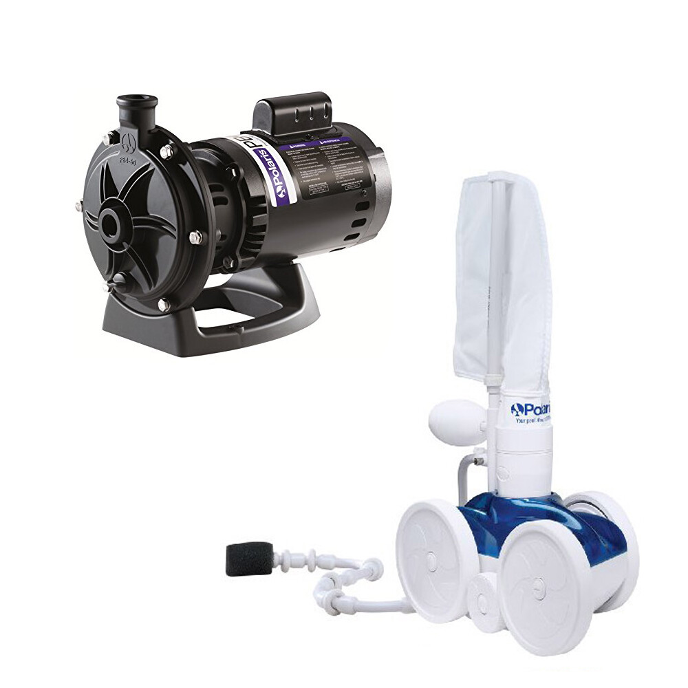 Polaris VacSweep 280 Pressure Pool Cleaner F5 & 3/4 HP Booster Pump PB4-60