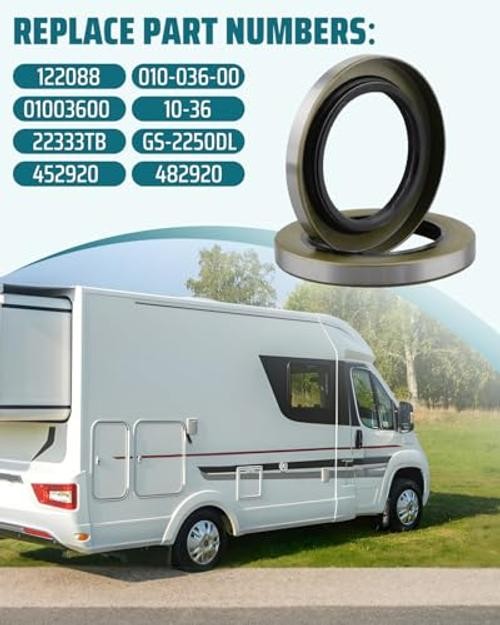 Double Lip Grease Seals Fit for 5200–7000 lb EZ-Lube Trailer Axles and D42