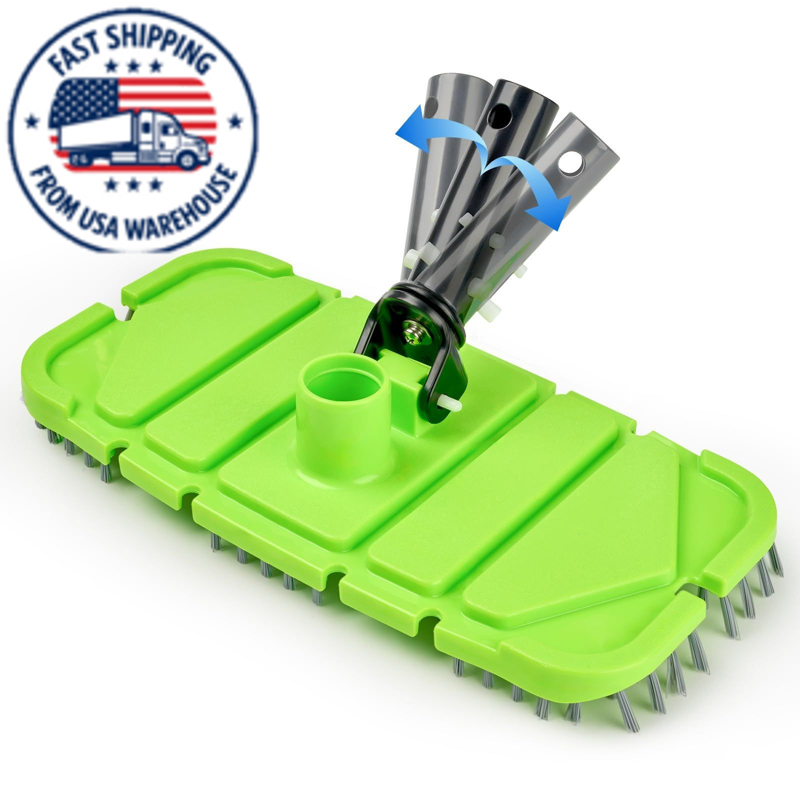 Pool Vacuum Head with Brush,Weighted & Flexible Body,for…