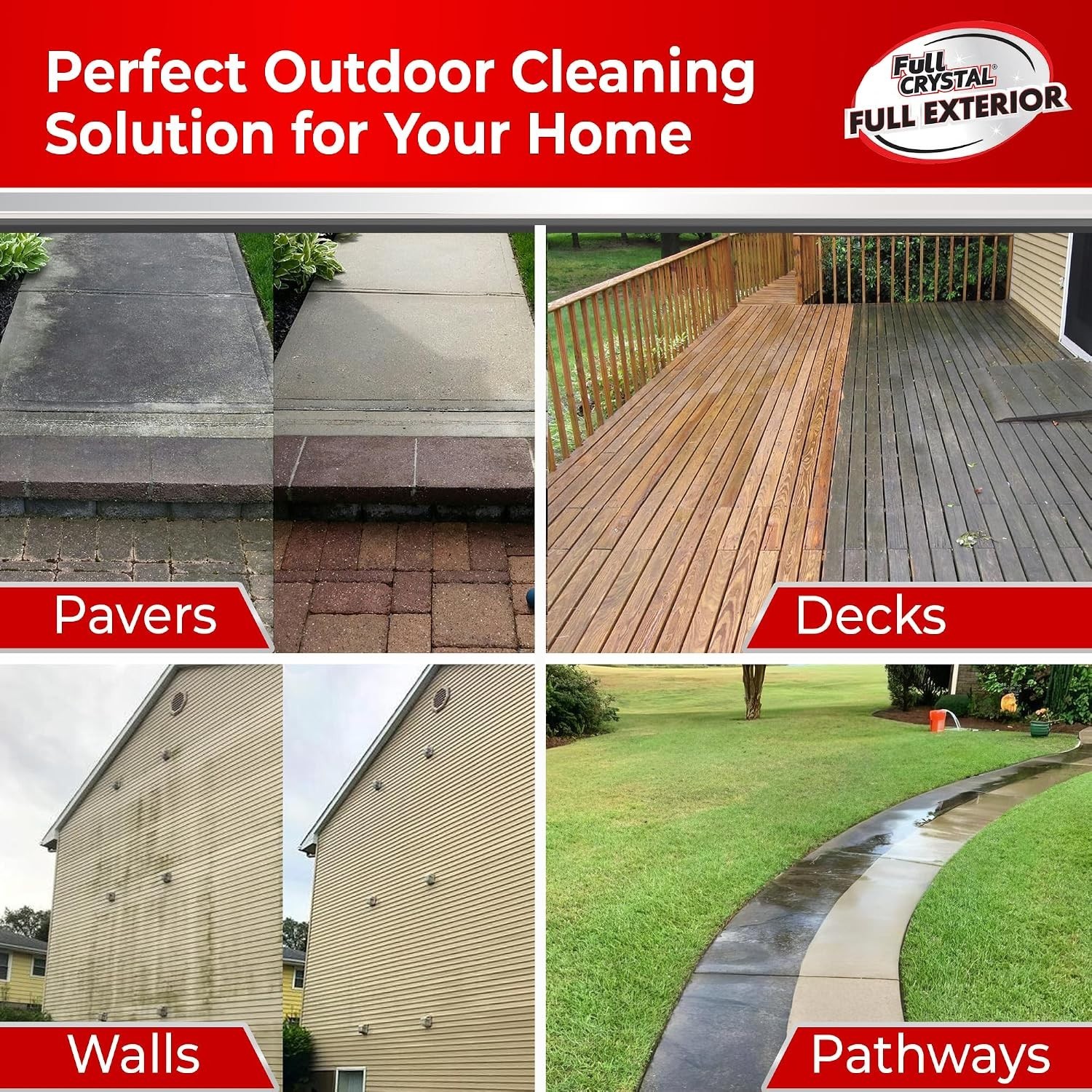 High Areas with Outdoor Cleaner