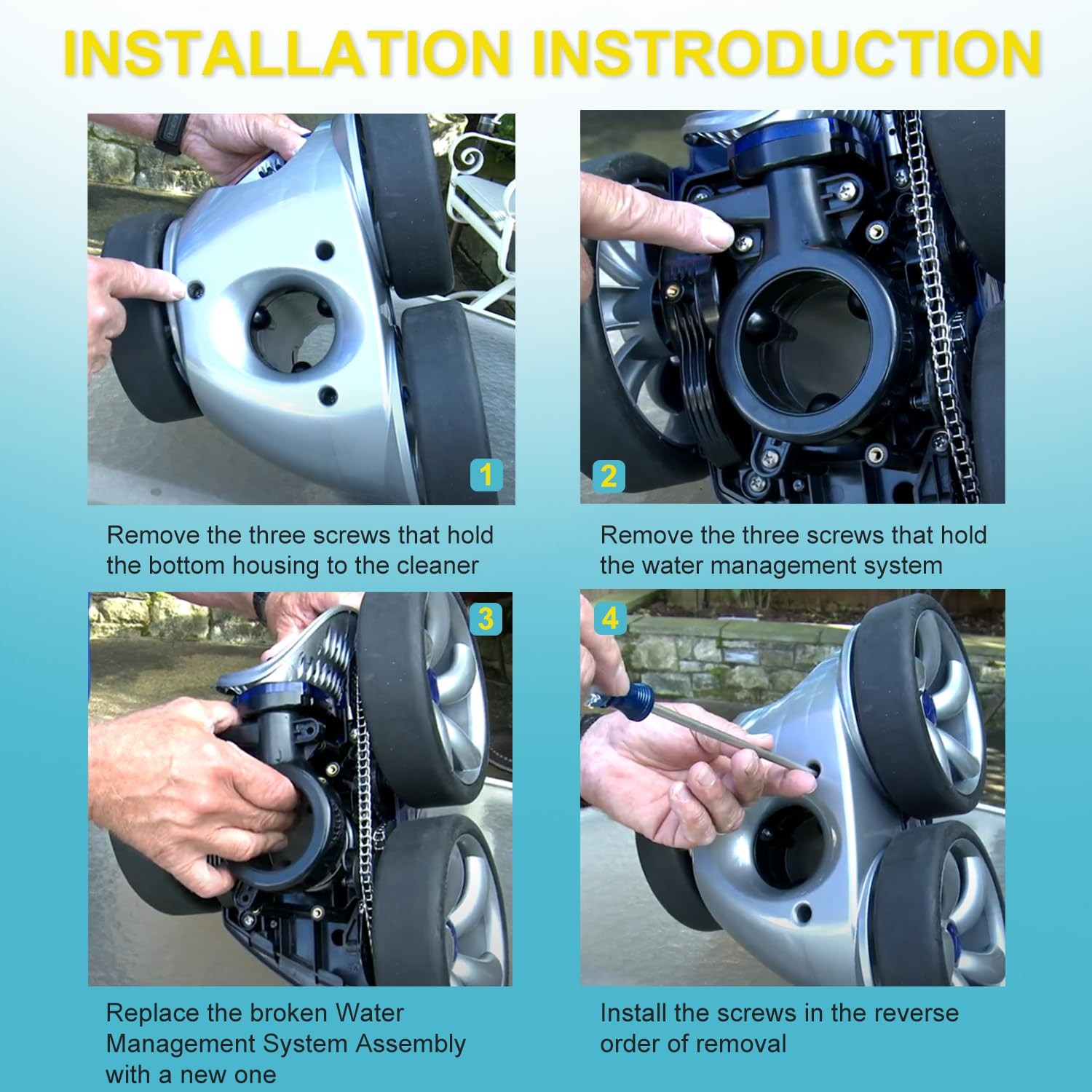 39-300 WMS Water Management System Assembly For Zodiac 3900 Sport Pool Cleaner