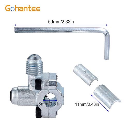 4 Pack BPV-31 Bullet Piercing Tap Valve Kits Compatible with 1/4 Inch, 5/16