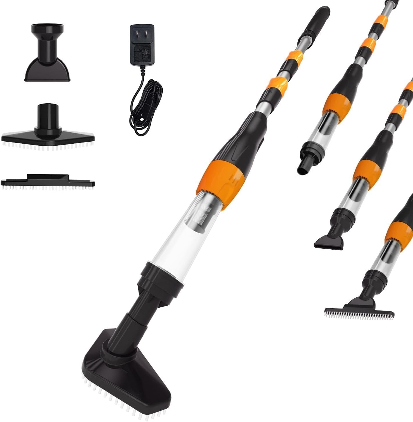 3-in-1 Cordless Rechargeable Pool Vacuum Cleaner for Spas, Hot Tubs & Small Pool