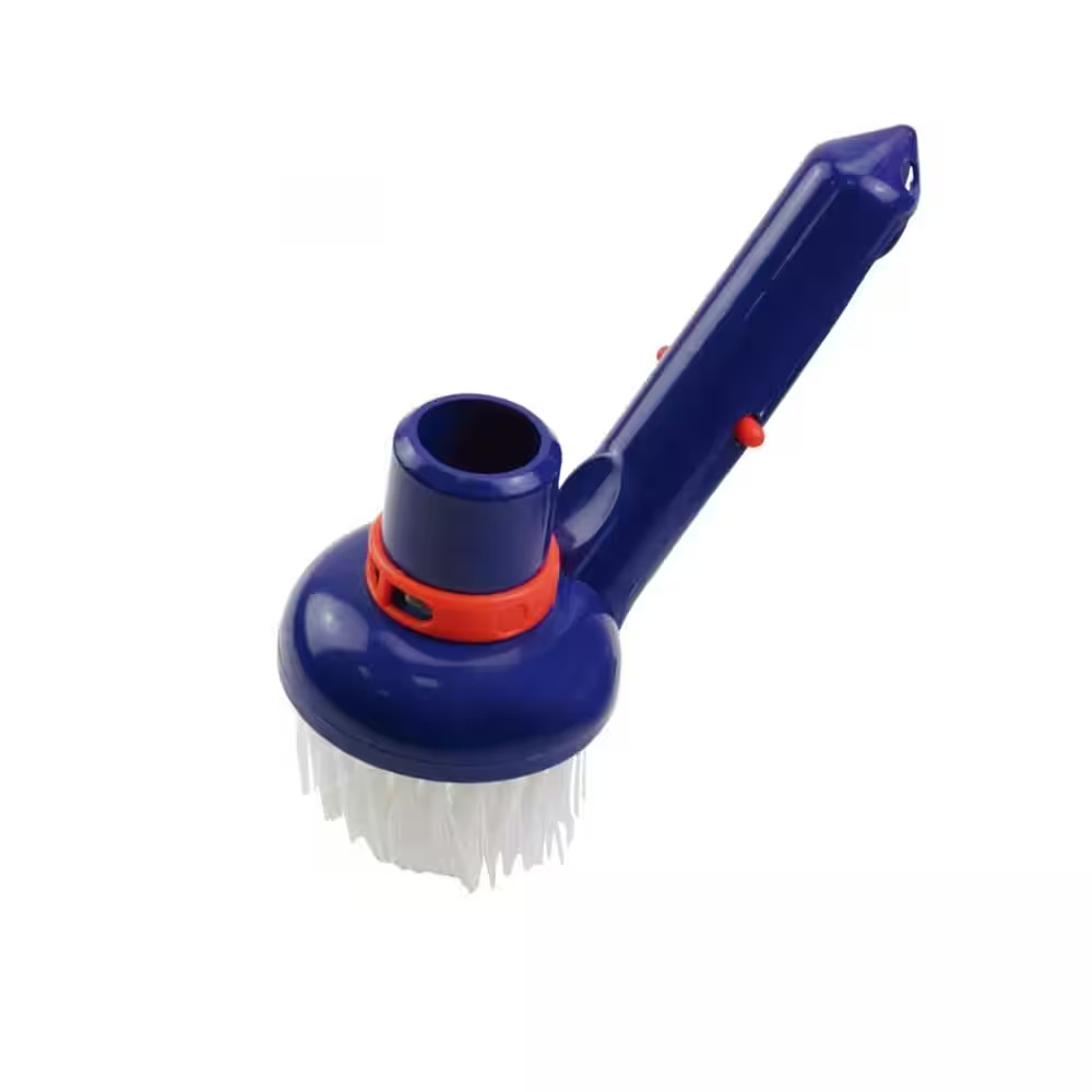 Corner Swimming Pool Vacuum Brush Head with Adjustable Vacuum Ring