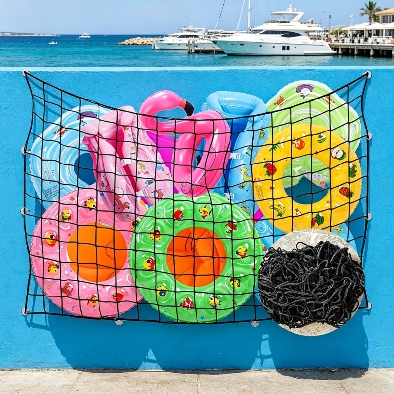 Oversized Swimming Pool Gear Holder Net Suitable For Beach Garden And Outdoor