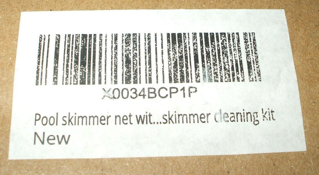 Heavy Duty Pool Skimmer Leaf Rake Net Cleaning Swimming Pool, 12ft Reach « New »