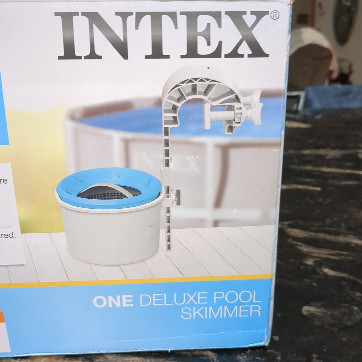 Intex 28000E Deluxe Wall-Mounted Swimming Pool Surface Automatic Skimmer