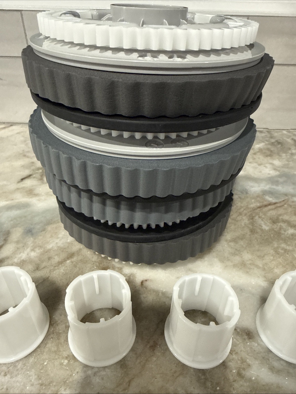Aqua Products Aquabot X4 X2 RAPIDS 4WD PVA TIRE WHEEL BUSHING Set 4 Gray NEW