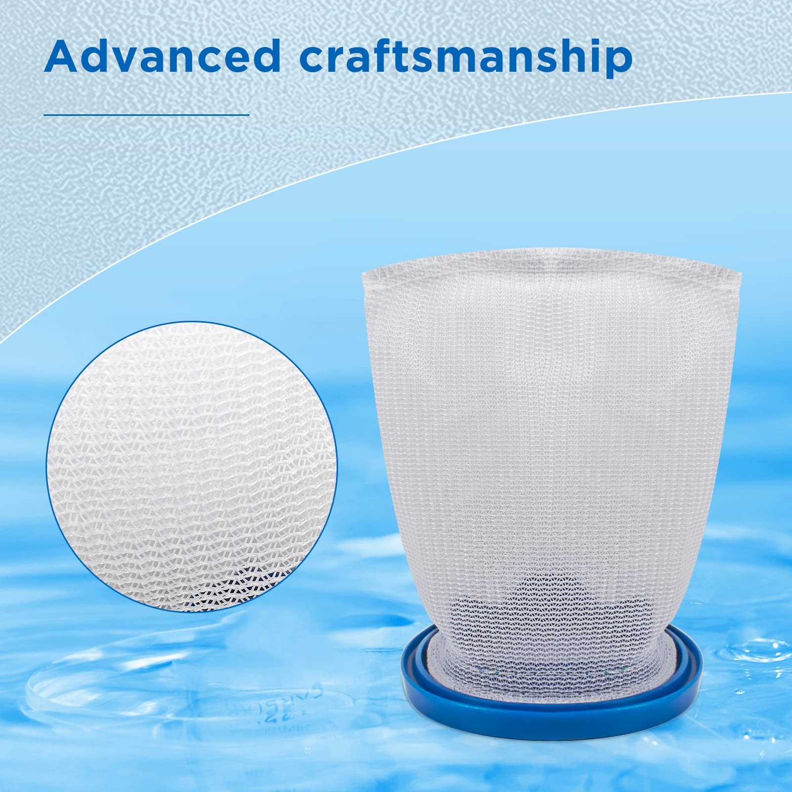 Pool Vacuum Filter Bag Compatible with Pool Blaster, Replacement for Water Te…