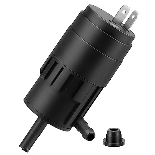 066011A Windshield Washer Motor Pump w/Grommet, Replacement for 1986-2019