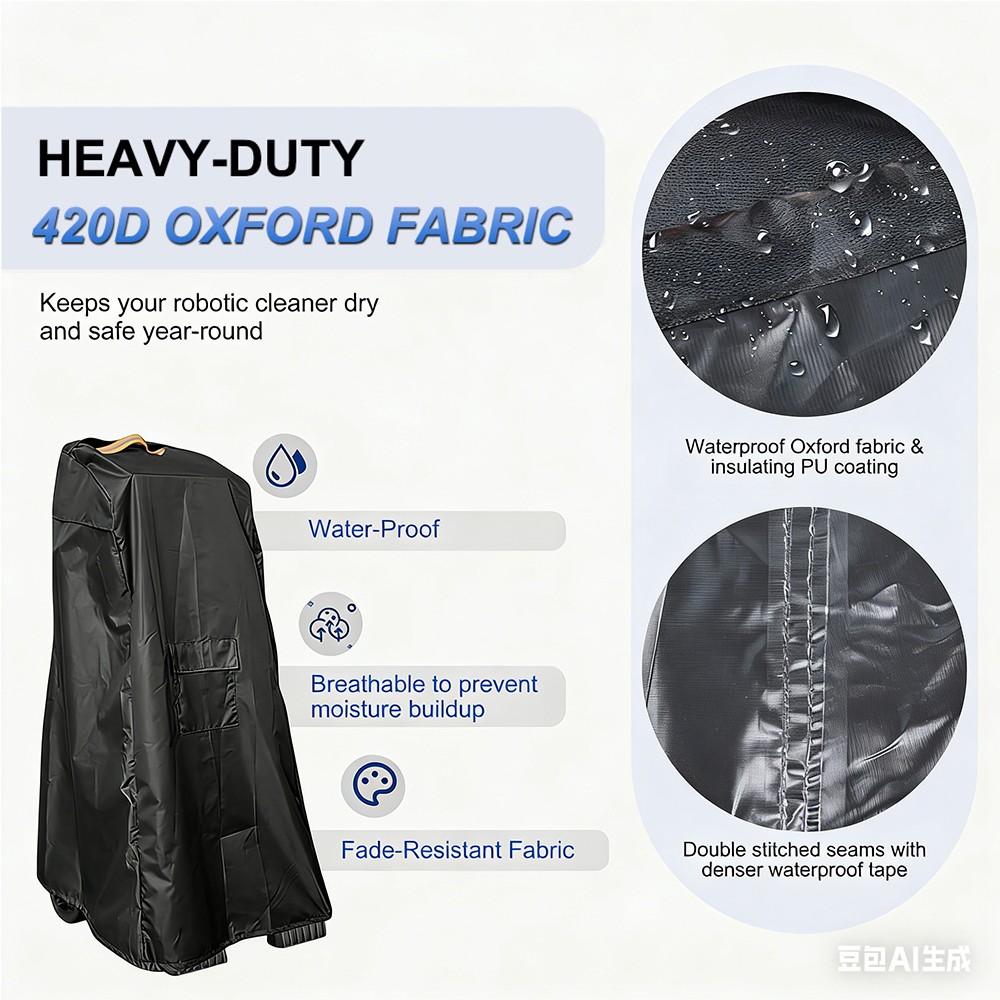 Robotic Pool Cleaner Caddy Cover Outdoor Waterproof Vacuum UV Dust Protector