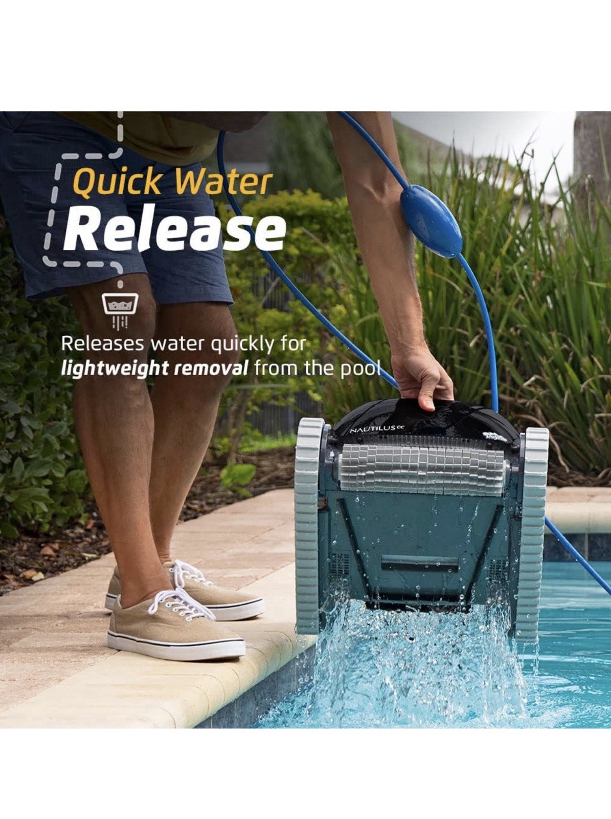 Dolphin Nautilus CC with CleverClean Inground Robotic Pool Cleaner (New Sealed)
