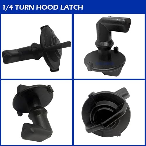 2PCS Hood Latch Toggles with Grommets and Washers Kit for Polaris RZR 570 RZR