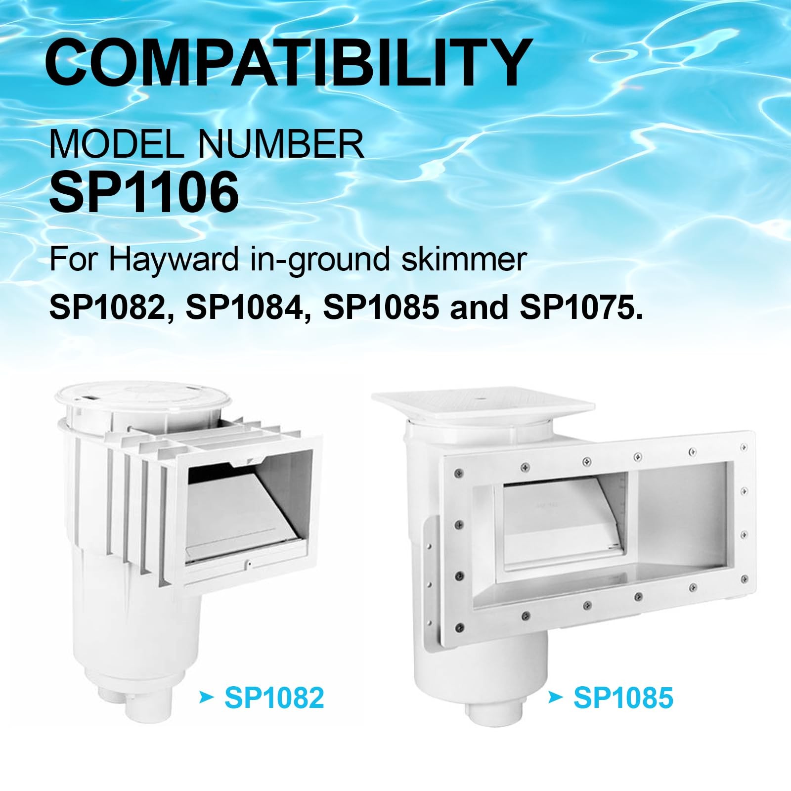 SP1106 Pool Skimmer Vacuum Plate for Hayward Swimming Pool Skimmer SP1082 108…