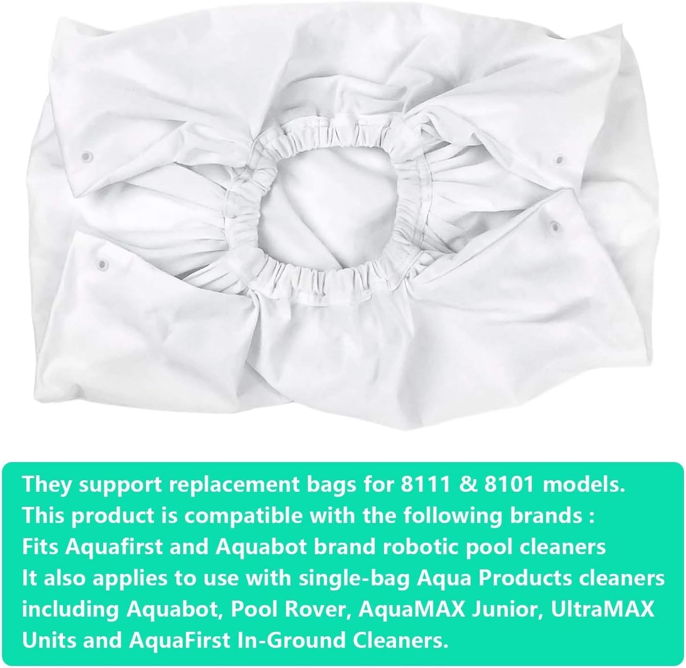 Pokin Pool Cleaner Replacement Fine Filter Bag Compatible with Aquabot…