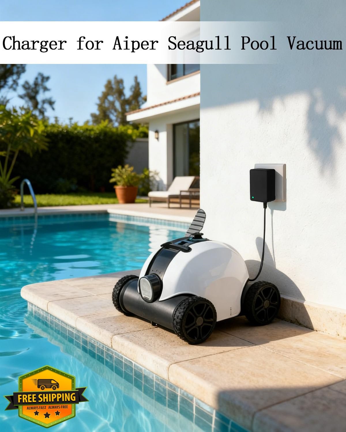 PUIMIT 12.6V Charger for Aiper Seagull Pool Cleaner