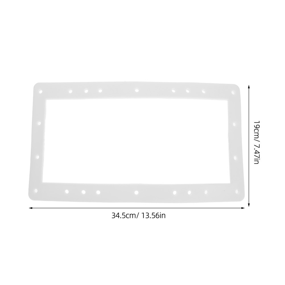 Swimming Pool Skimmer Rubber Pad Wide Mouth Gasket Replacement Rectangle